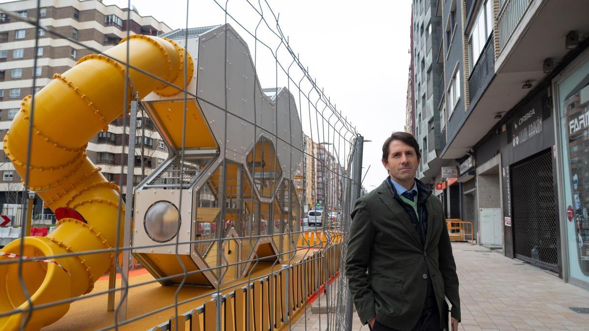 El arquitecto Carlos Martín, este viernes en Zaragoza.