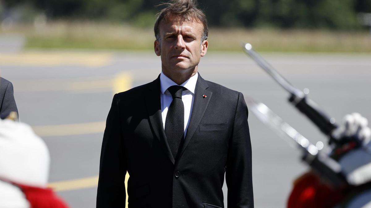 Macron en el aniversario de la masacre nazi en Limoges