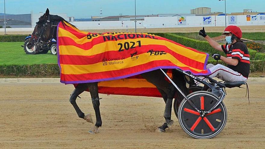 Indio, con la manta de ganador de la clásica. | S. ROIG