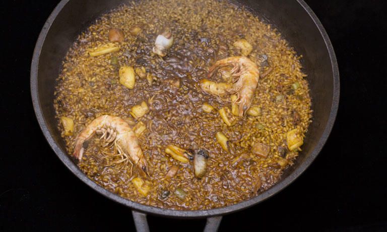 El arroz bomba marinero que propone Trencadish.