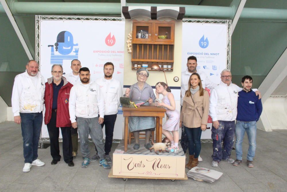 Primera jornada de entrega de Ninots en las Fallas 2019