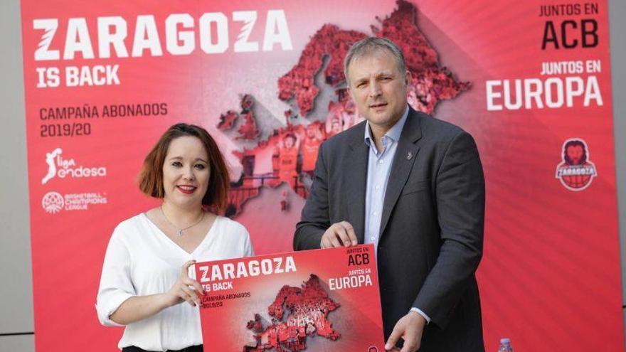 &#039;Zaragoza is back&#039;, el lema de Basket Zaragoza para celebrar su regreso a Europa
