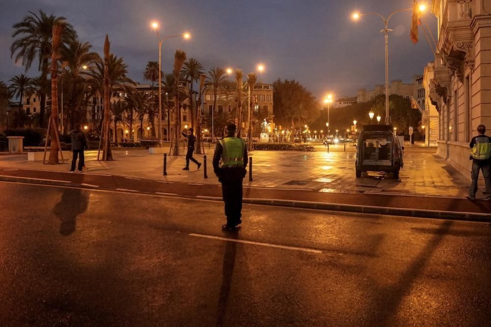 Am Sonntagnachmittag (13.11.) sperrte die Guardia Civil auf Mallorca Palmas Paseo Marítimo, um einen herrenlosen Koffer auf mögliche Sprengsätze zu prüfen. Ein speziell ausgebildeter Polizeihund näher