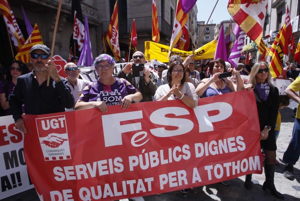 Manifestació a Girona