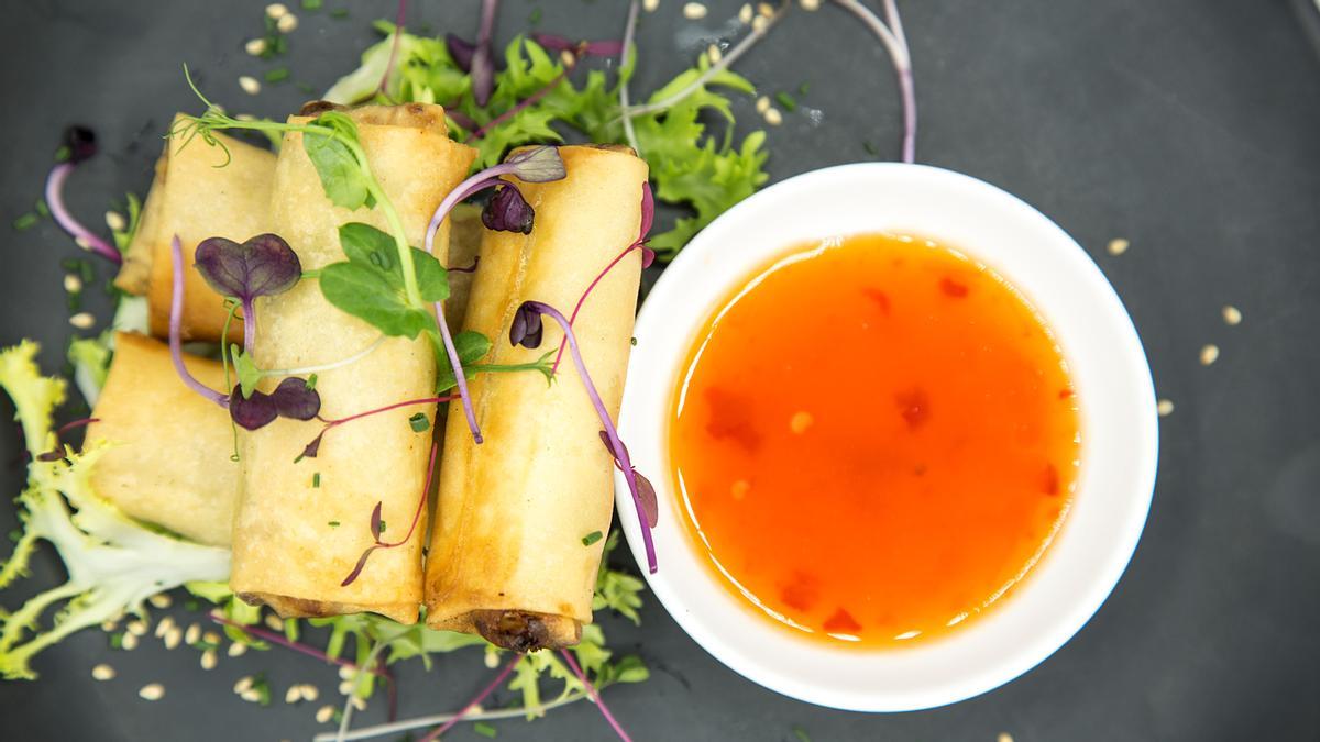 Uno de los platos del menú de Año Nuevo Chino del restaurante China Crown.