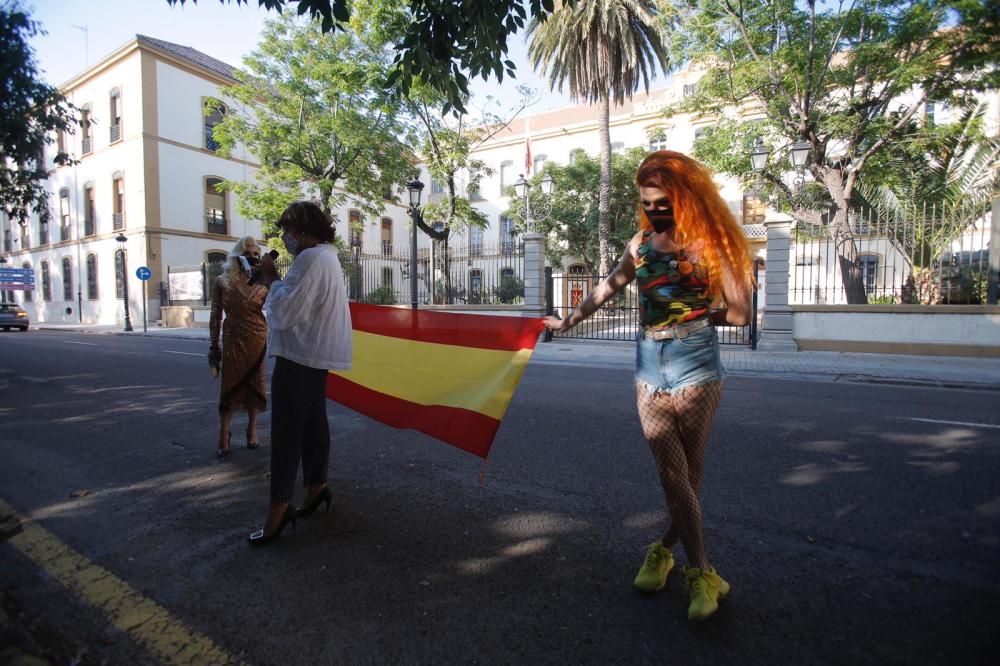 Reivindicación LGTB+ frente al cuartel de San Juan