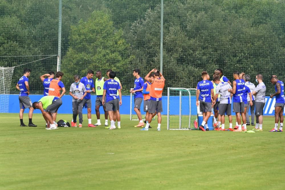 Última sesión antes de la final ante el Fuenla