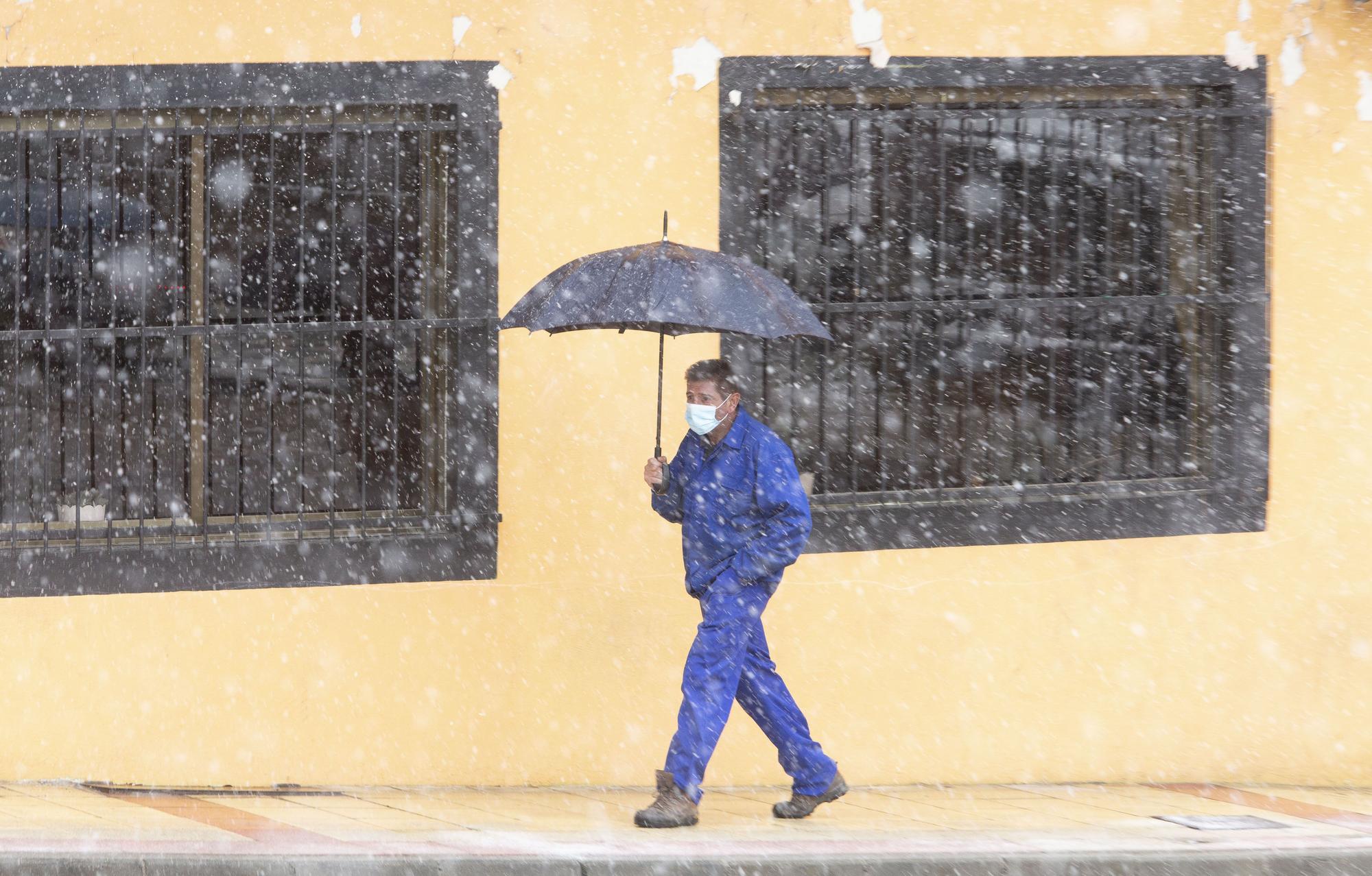 La primera nevada de la temporada en Castilla y León, en imágenes