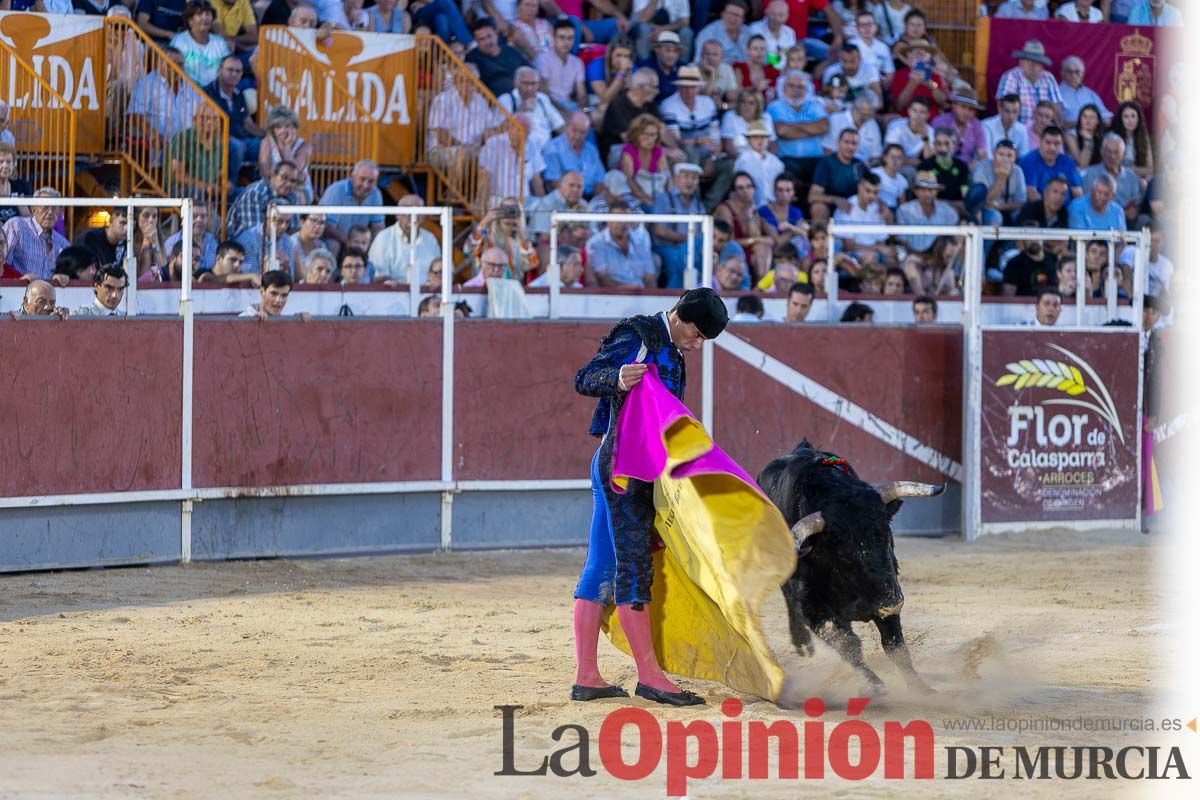 Quinta novillada Feria Taurina del Arroz en Calasparra (Marcos Linares, Diego Bastos y Tristán Barroso)