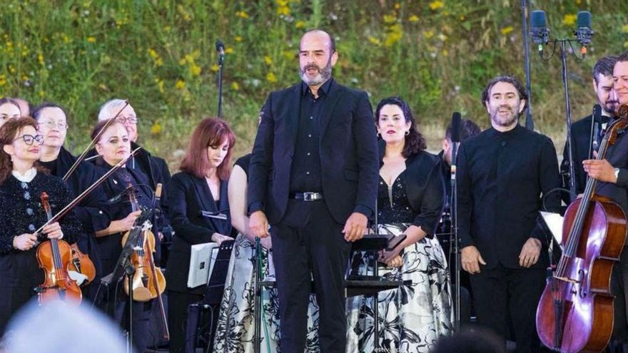 Los músicos asturianos, durante su actuación en la gala de DescOpera. | ÓPERA DE OVIEDO