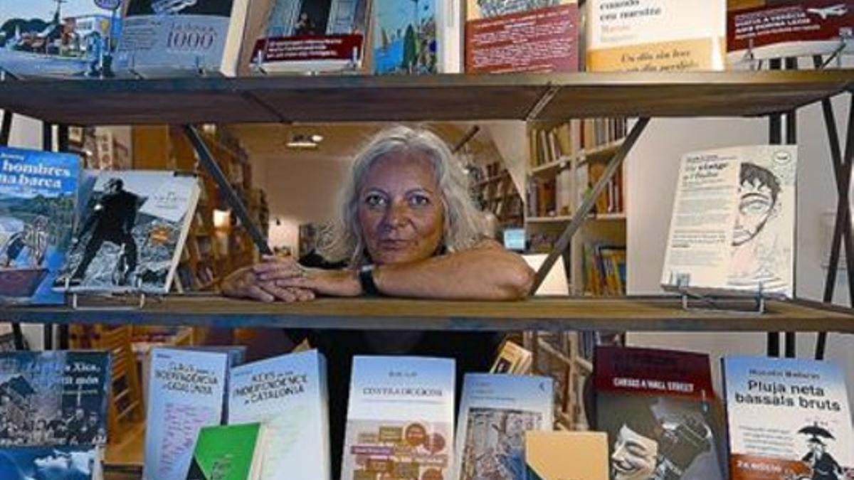 Dòria Llibres. La histórica del sector Núria Dòria cumple ya ocho meses con su nueva librería en Mataró.