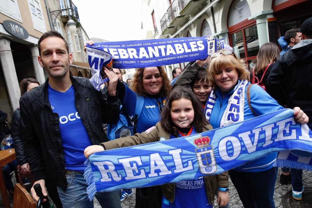 El oviedismo tiñe Lugo de azul