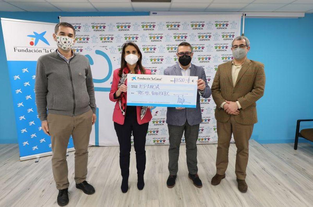 La agenda solidaria de El Periódico de Aragón y Fundación la Caixa recauda 3.500 euros para Aspanoa