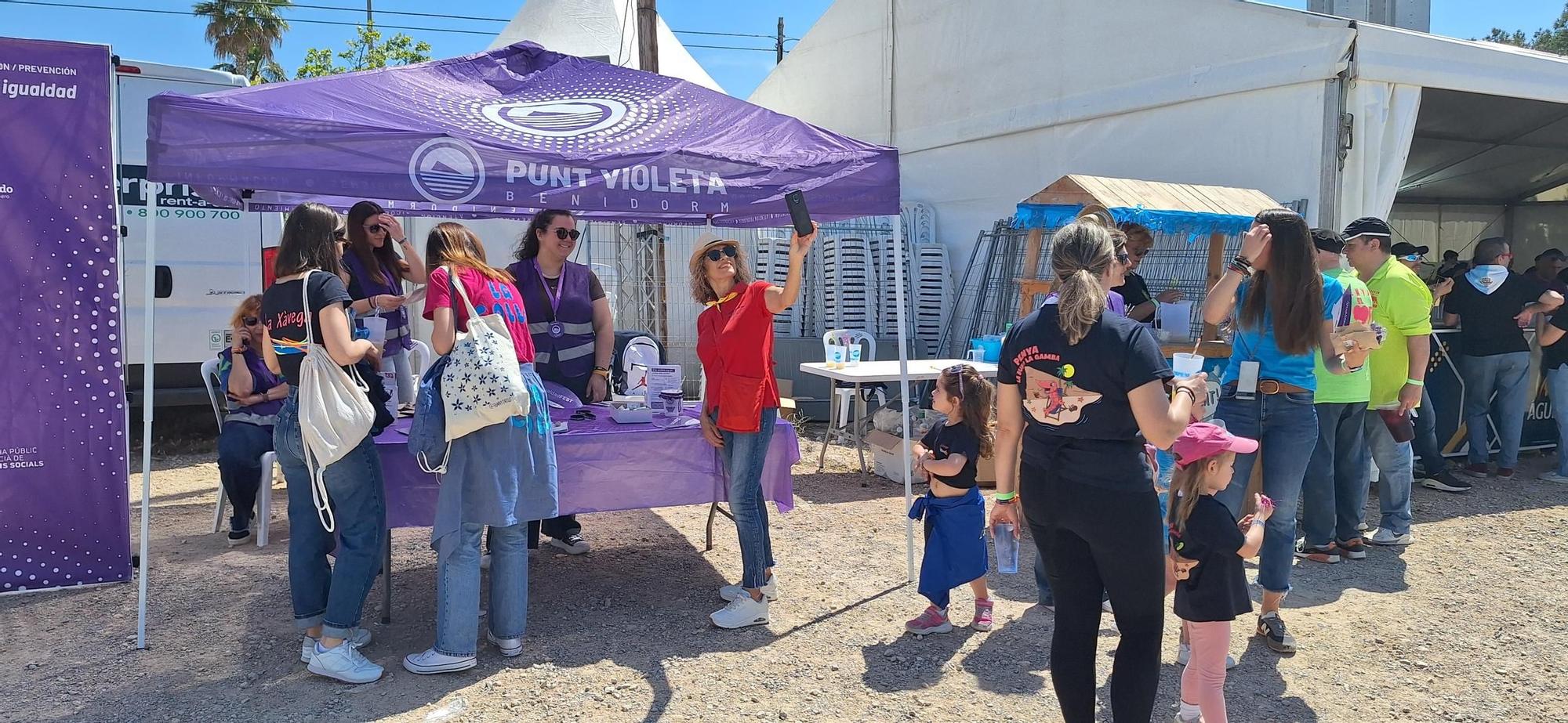 La Acampada de Penyes de Benidorm, en imágenes