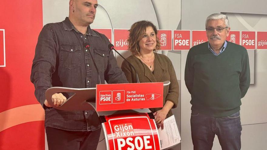 Por la izquierda, Monchu García, Carmen Eva Pérez y Luis Manuel Flórez.