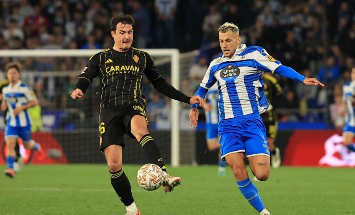 Radovanovic, con Stoichkov el sábado en Riazor.