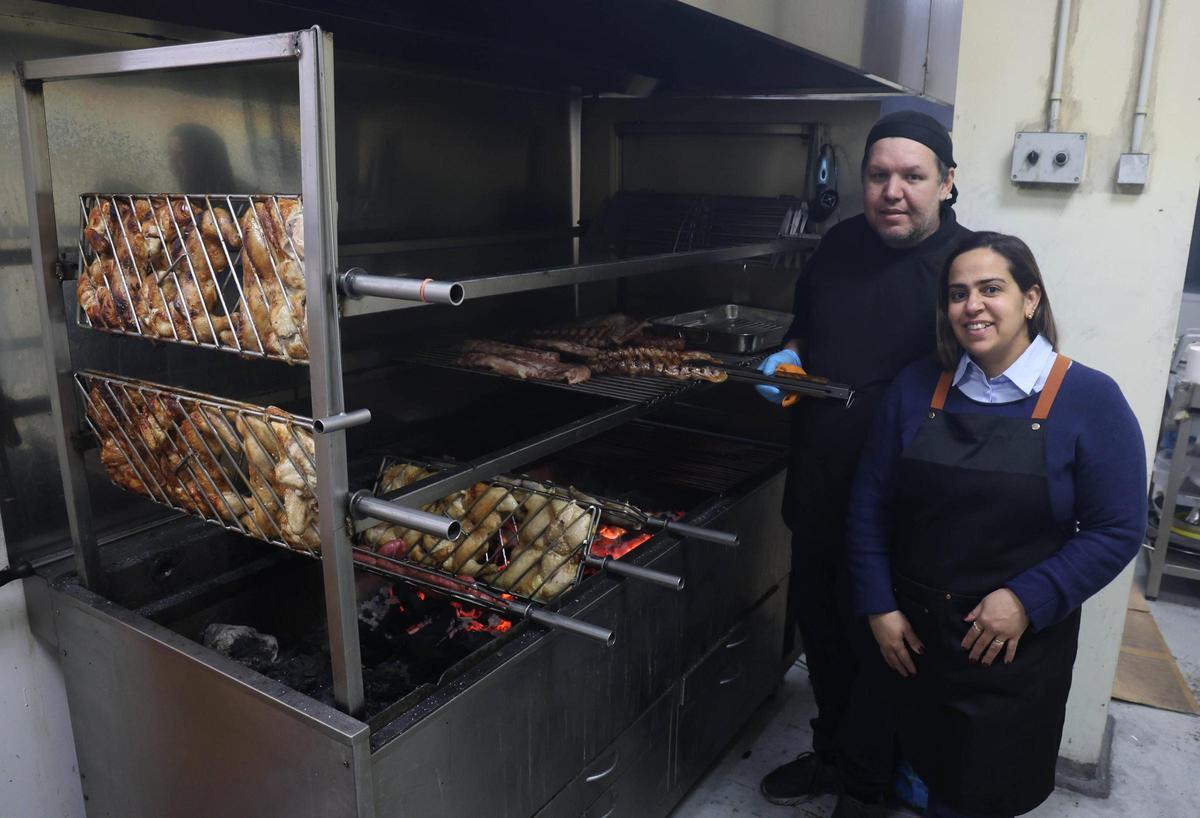 Bárbara R. Gabián y Gabriel A.P., de Super Braseiro.