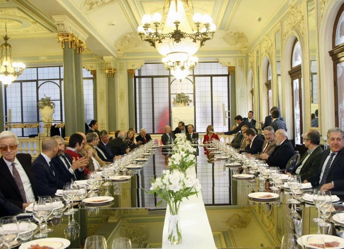 Los directivos que participaron en el encuentro.