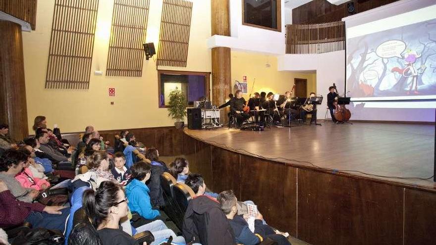 Concierto didáctico organizado en el Conservatorio.