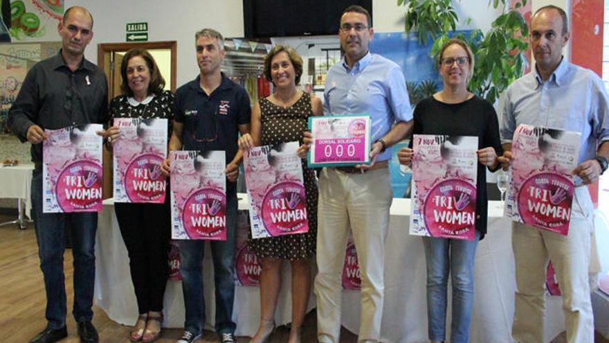 Triatlón femenino para la lucha contra el cáncer