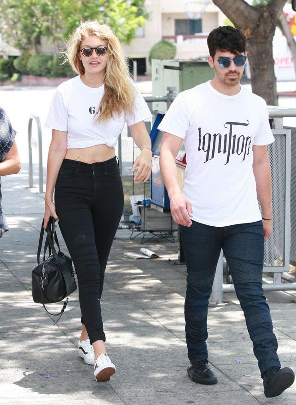 Gigi Hadid y Joe Jonas, inseparables en Los Ángeles Cuore