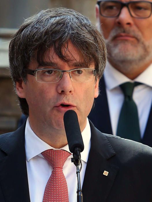 Puigdemont fixa la data i la pregunta del referèndum