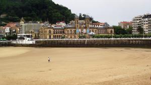 Imagen de la playa de la Concha de San Sebastián.