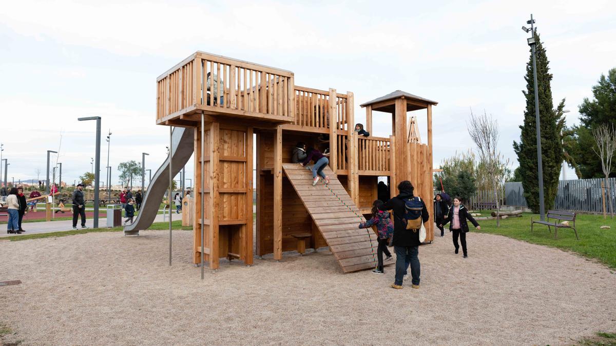 Inauguración del Parc del Poble a Ramón Fontestad en Rocafort