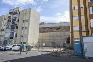 La reparación de un muro en Las Palmas de Gran Canaria se retrasa a falta de un sistema de drenaje