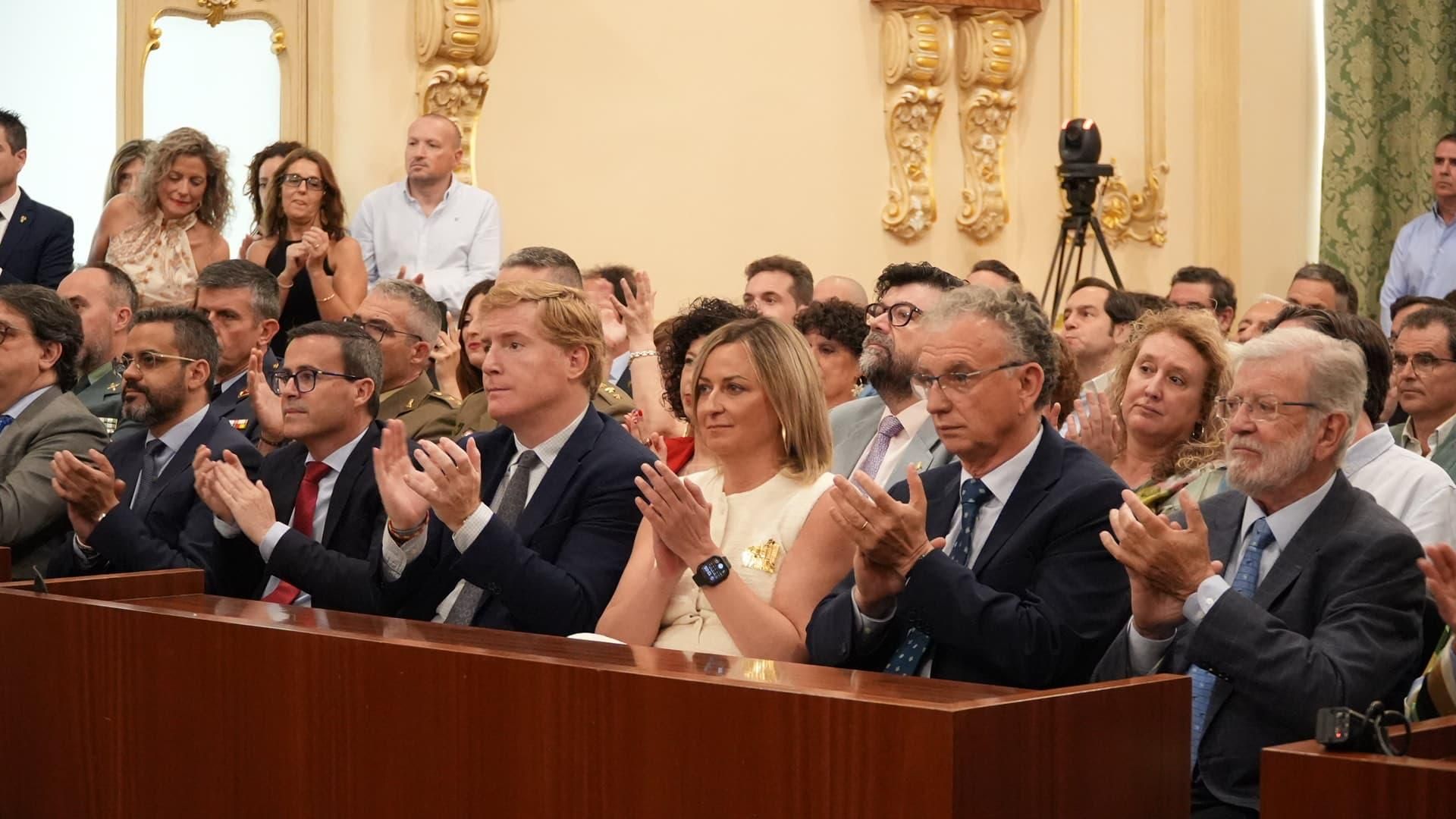 Toma de posesión de Raquel del Puerto como primera presidenta de la Diputación de Badajoz.