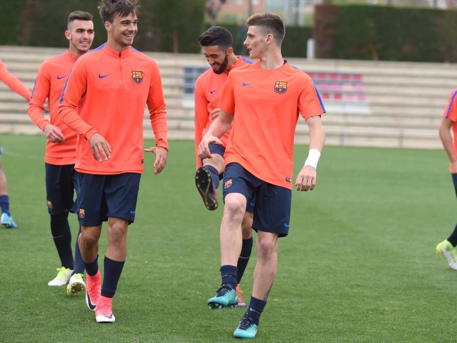 Entrenament del Barça juvenil