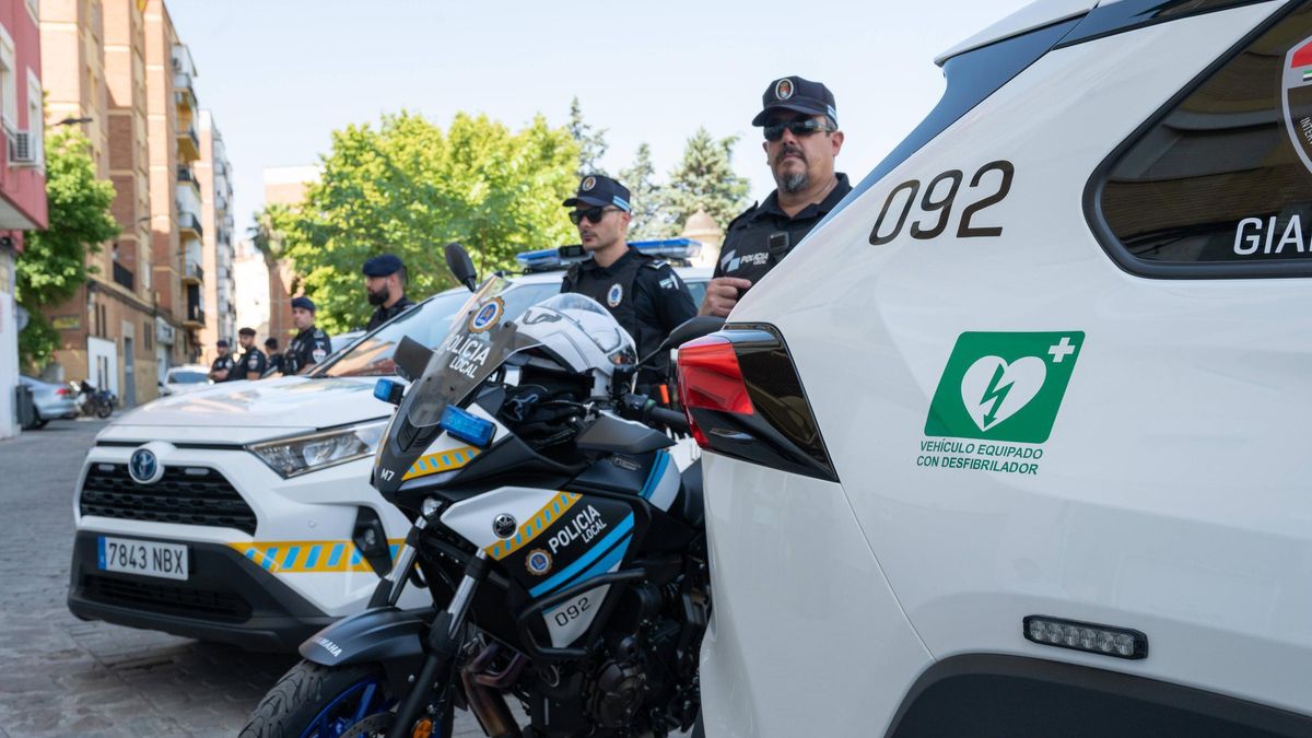 Agentes de Policía Local de Badajoz.