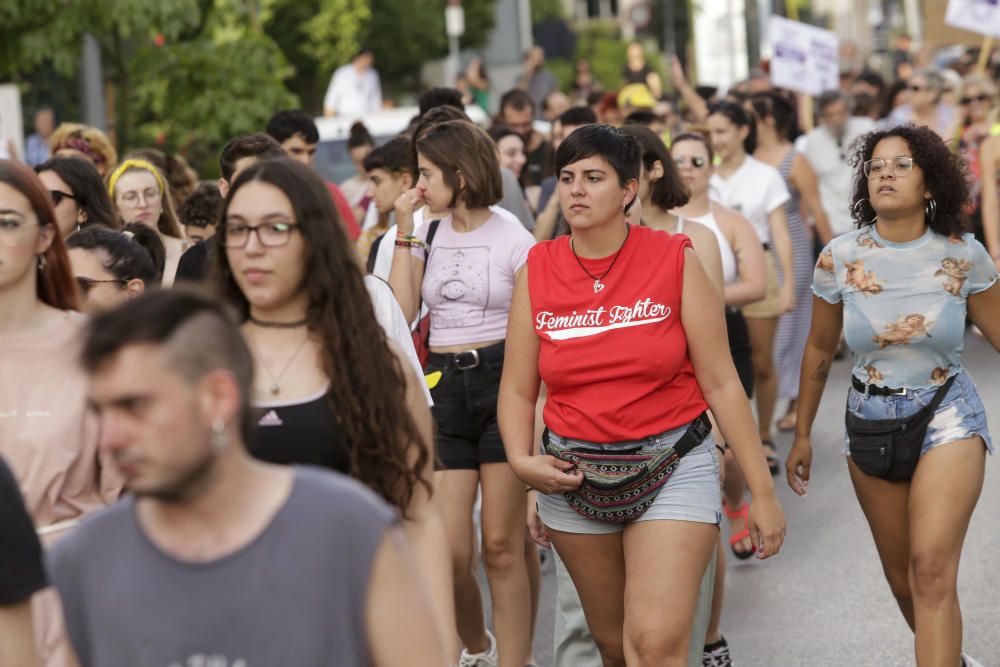 Manifestación contra la violencia patriarcal en Murcia