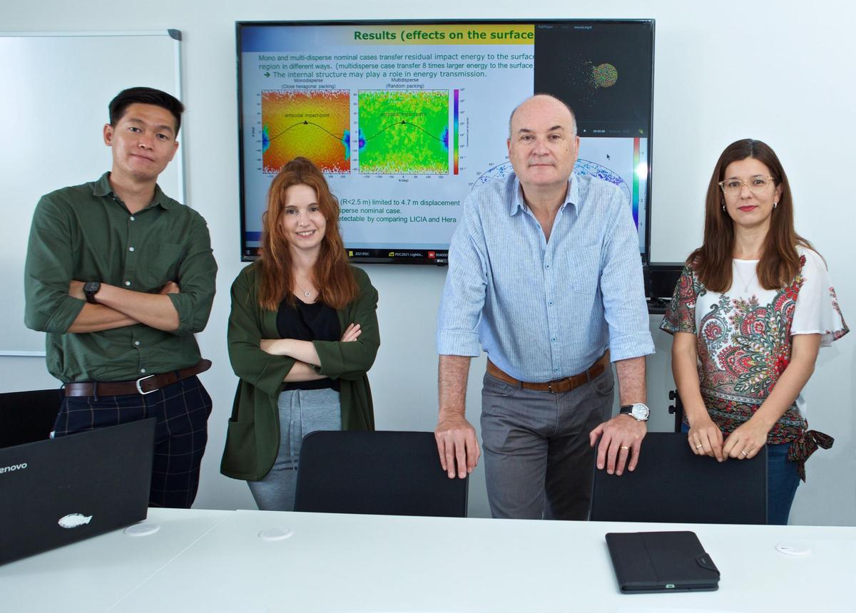 El equipo Ciencias Planetarias de la Universidad de Alicante