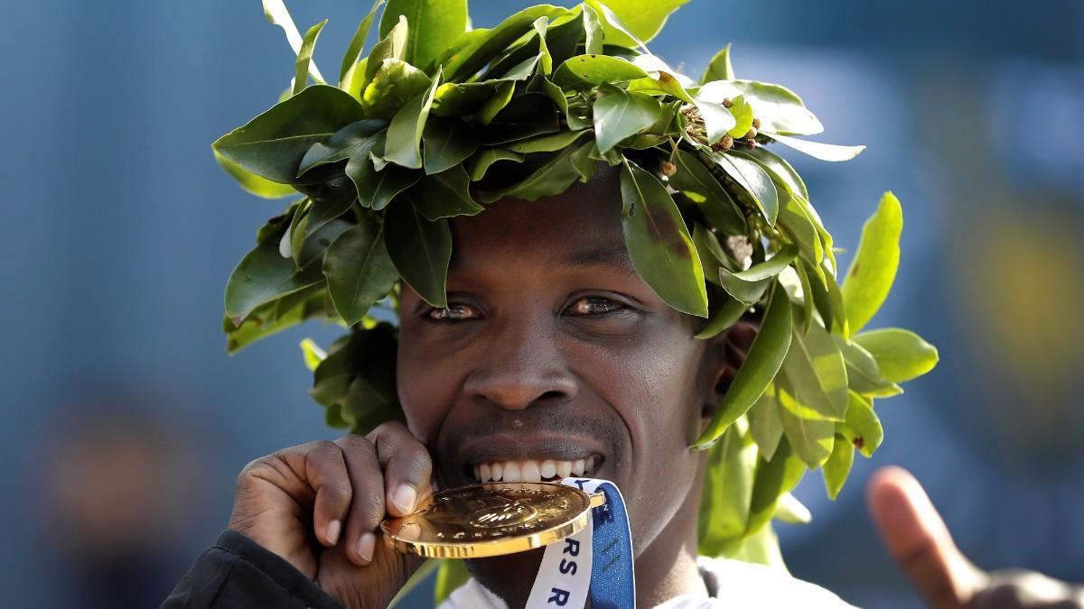 Korir, el día que ganó el Maratón de Nueva York en 2021