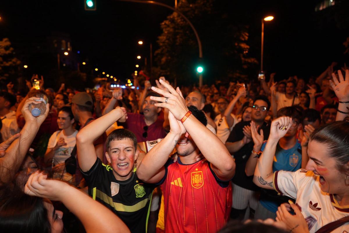 La celebración en Madrid del segundo Mundial ganado por España, en imágenes La celebración en Madrid del segundo Mundial ganado por España, en imágenes