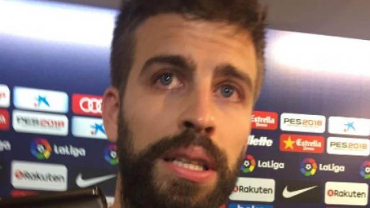 Piqué, contra Rajoy: Estem en mans d’un president del Govern que té el nivell que té