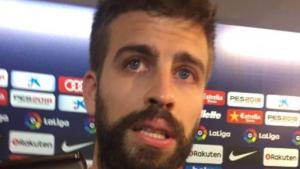 Piqué, contra Rajoy: Estem en mans d’un president del Govern que té el nivell que té