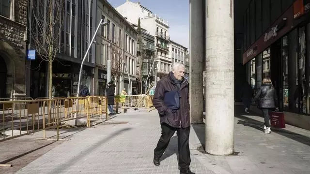 Estat actual del carrer Guimerà de Manresa