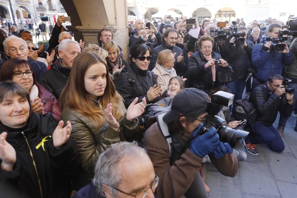 Turull visita la família de Puigdemont a Amer