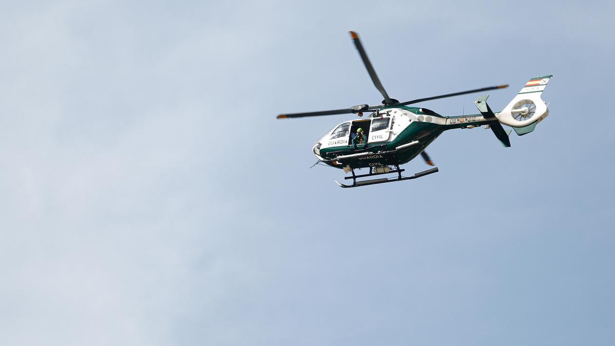 Imagen de archivo del helicóptero de la Guardia Civil.