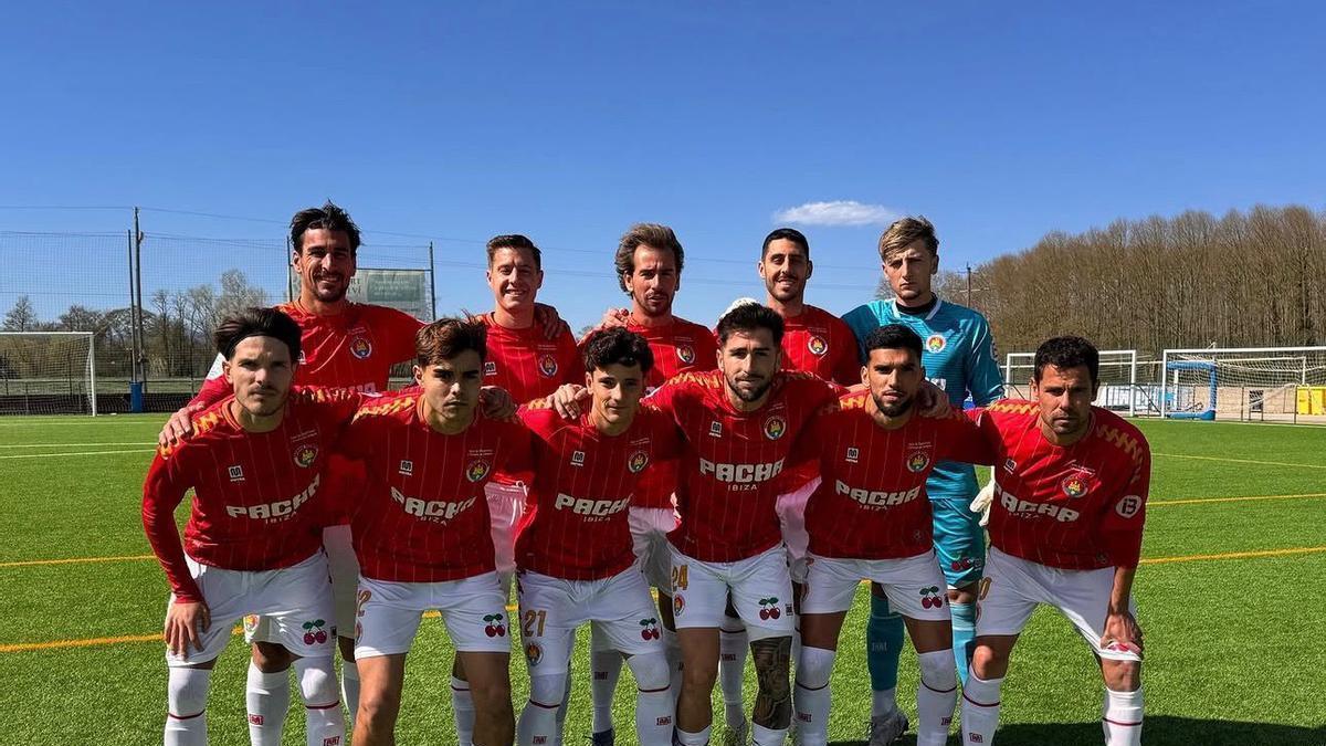 El once titular de la SD Ibiza en el partido ante el Girona B