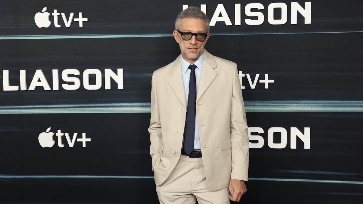 Vincent Cassel, en la première de la serie ’Liaison’ en París.