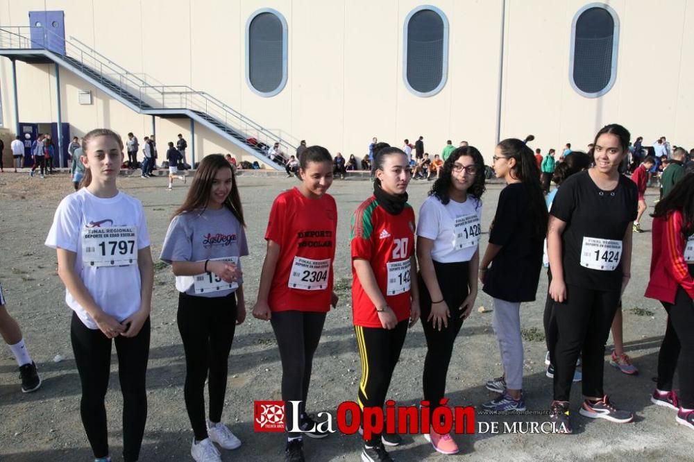 Final Regional de Cross Escolar: cadetes