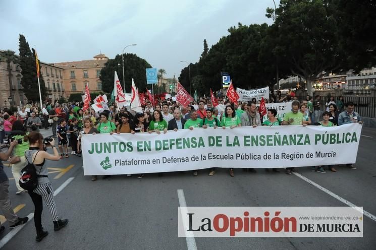 Manifestación contra la LOMCE en Murcia