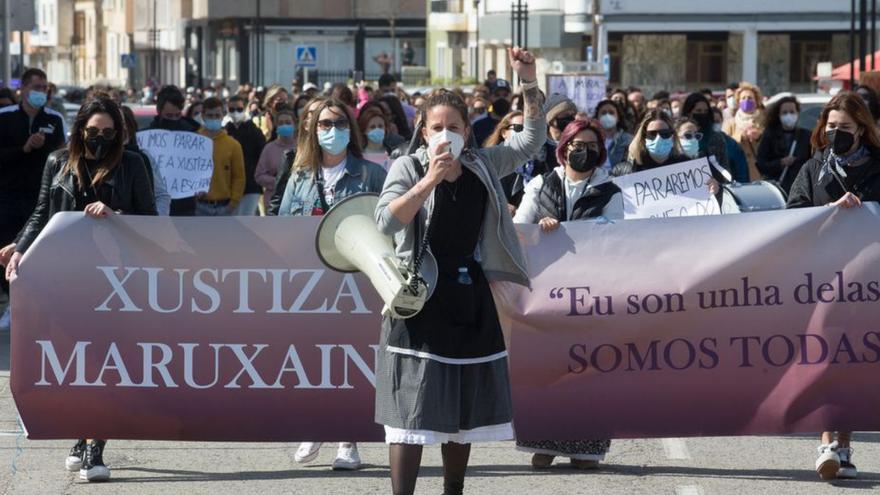 Protesta en defensa de las víctimas. | // CARLOS CASTRO