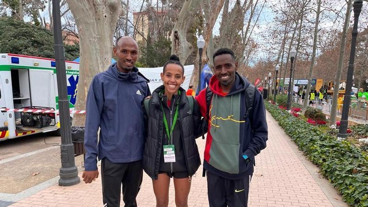 Marina Porteiro, en el Marató bp Castelló.