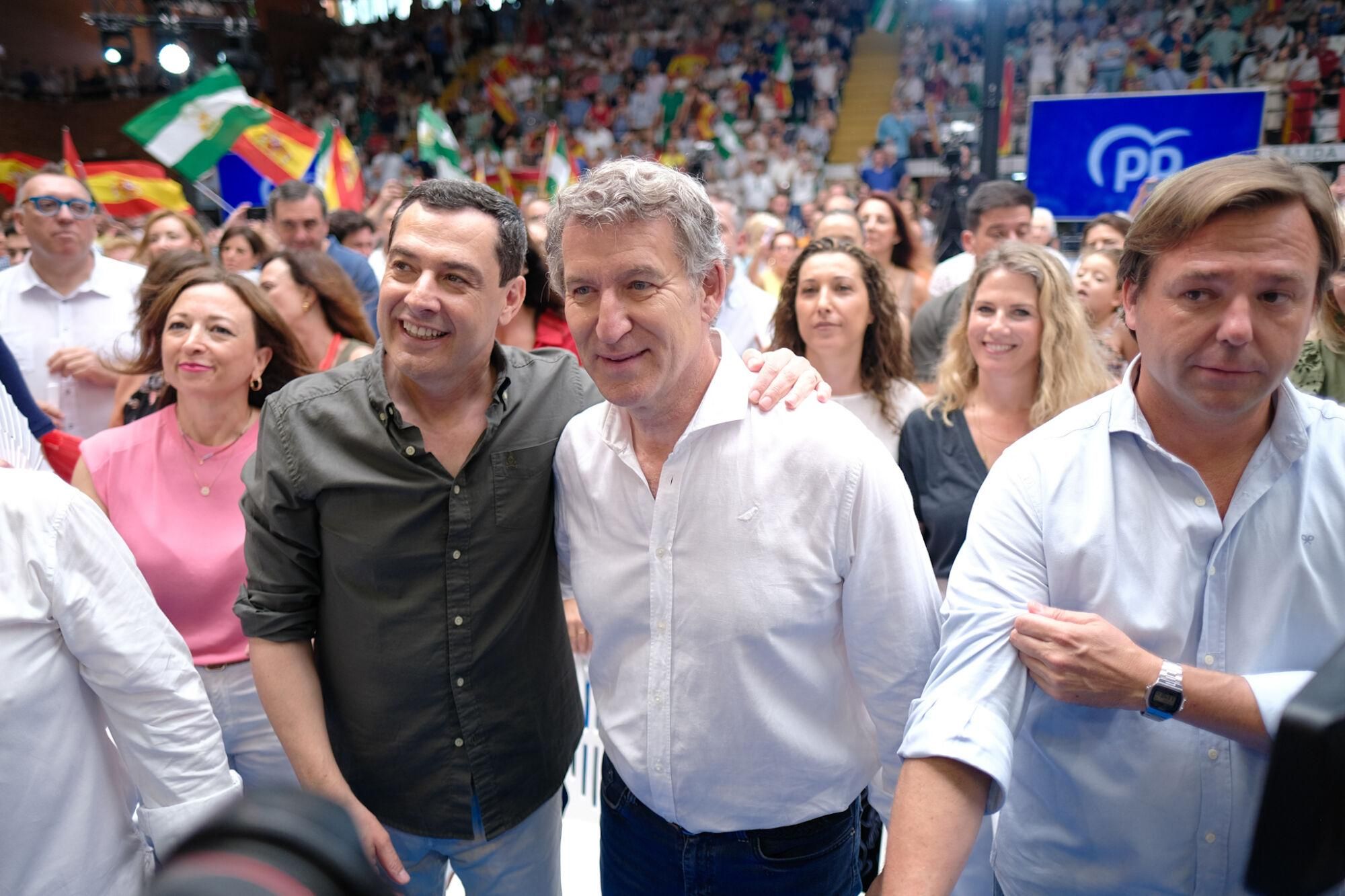 Mitin del Partido Popular en Málaga