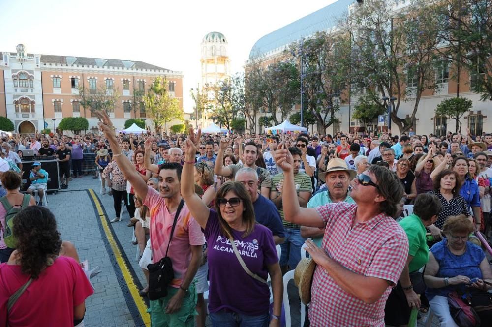 Mitin de Íñigo Errejón en Murcia