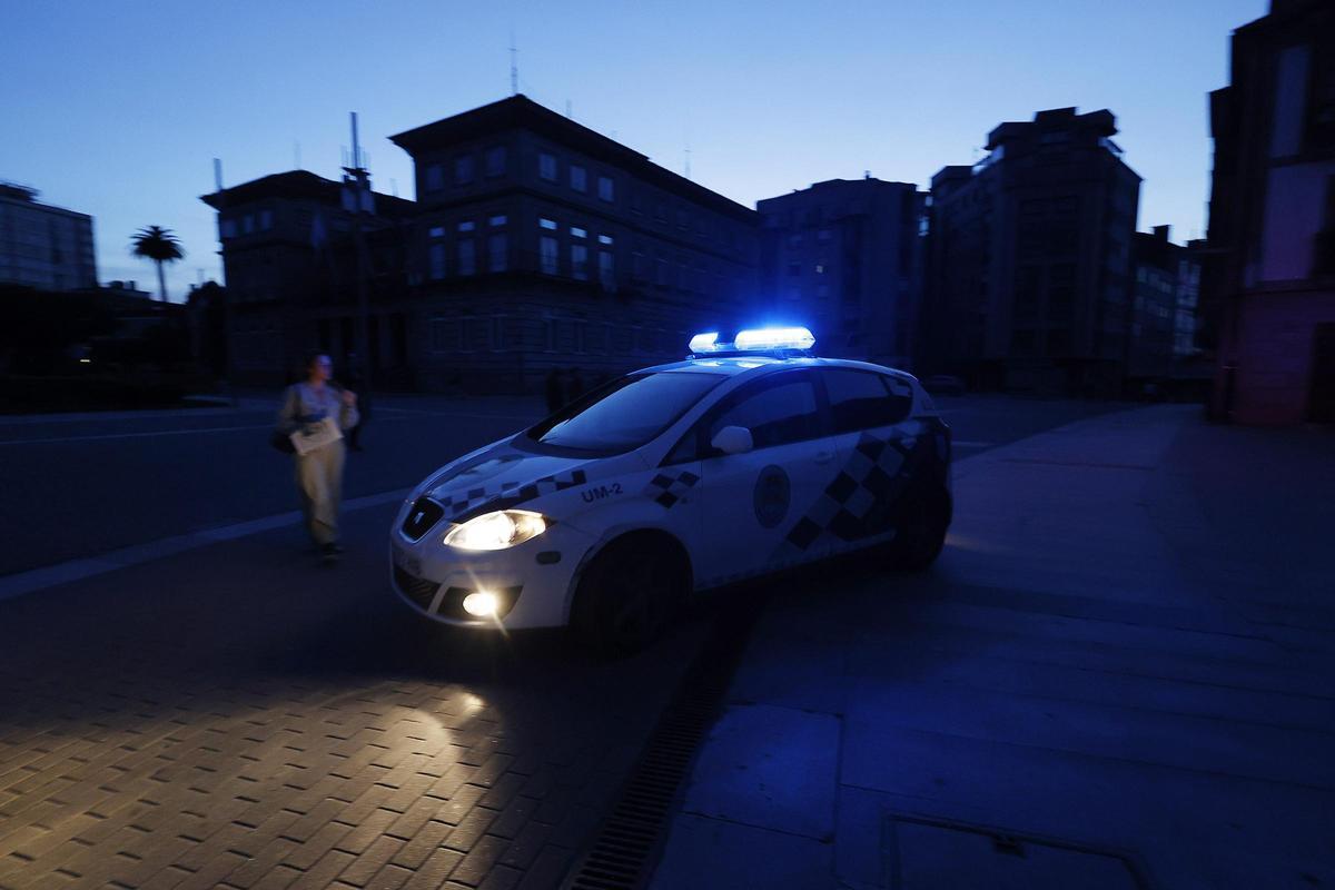 Un coche patrulla de la Policía Local.